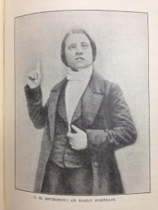 An etching of a young Charles Haddon Spurgeon