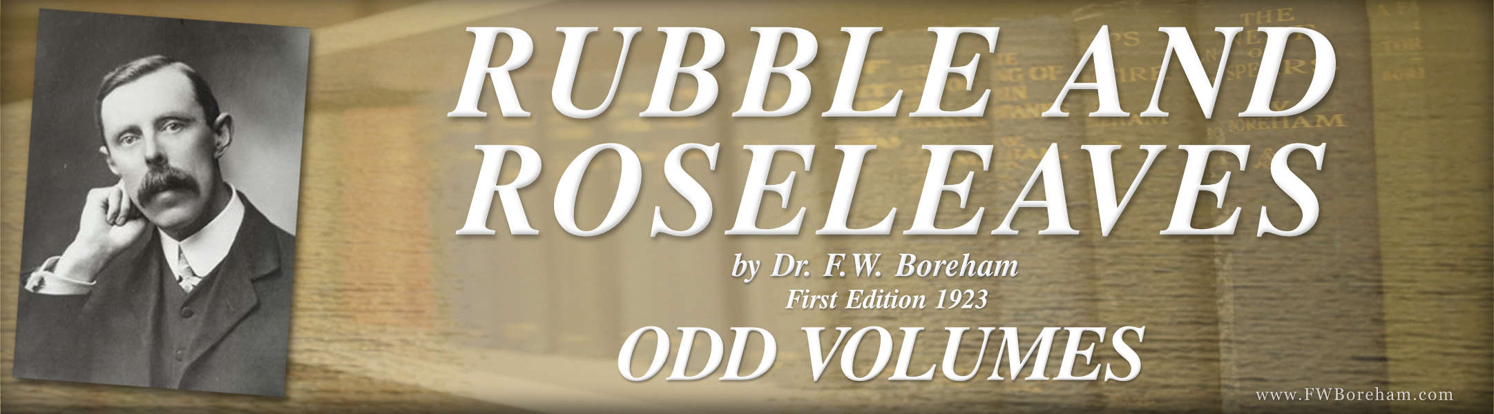 1923, Rubble and Roseleaves, Part 2 - Chapter 1, ODD VOLUMES